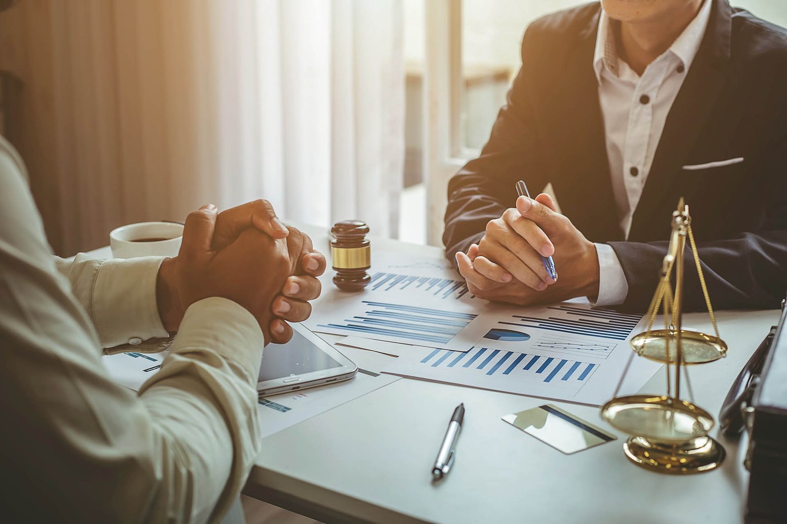 real estate lawyer Las Vegas assisting client with property transaction