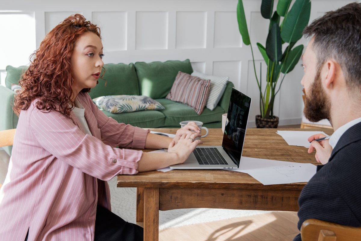homebuyer discussing an earnest money dispute with a Las Vegas attorney