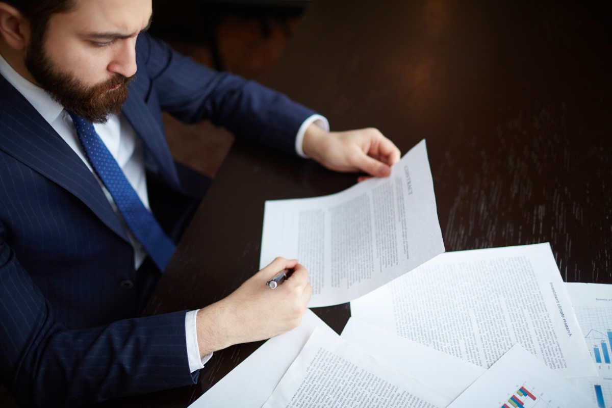 probate attorney reviewing documents for inherited property sale in Nevada