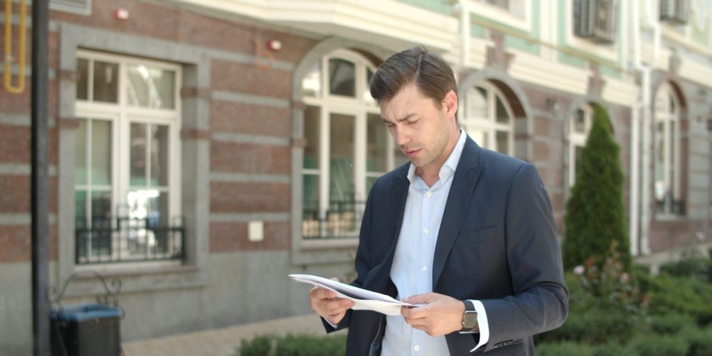 Nevada real estate investor reviewing a wholesale property contract