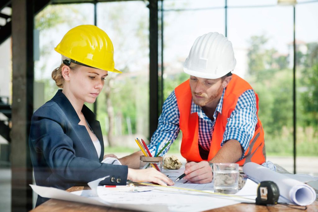 Engineer documenting construction defects during a Nevada residential inspection