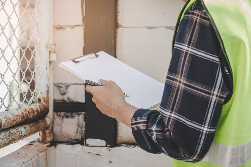 Construction expert inspecting common-area defects for a Nevada homeowners association