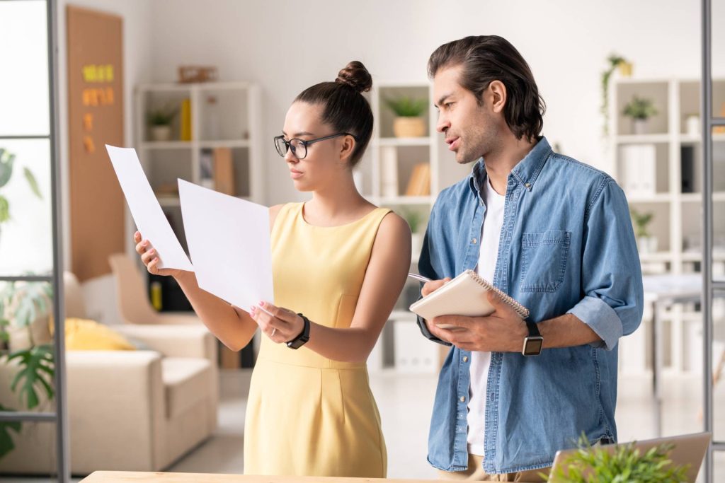 Co-owners reviewing partition sale proceeds and property accounting in Nevada