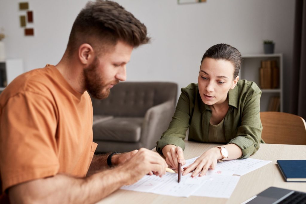 Homeowner reviewing deed in lieu of foreclosure documents in Nevada