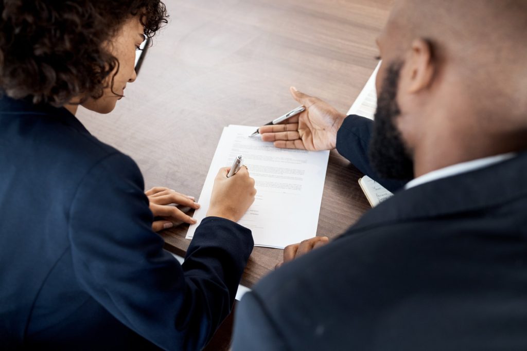 Nevada buyer and attorney reviewing a disputed real estate contract