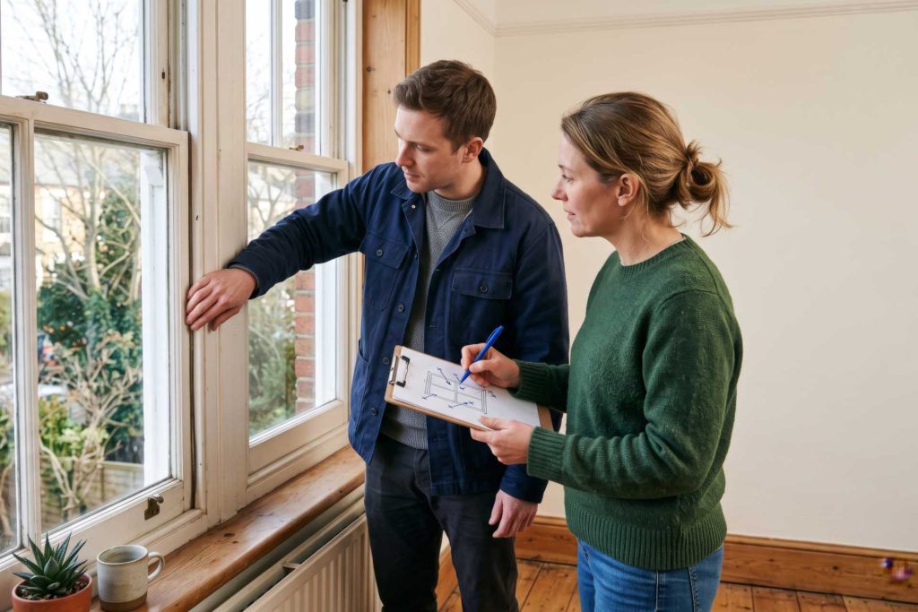 Nevada homeowner reviewing property defects for seller disclosure