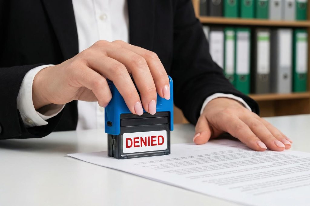 Homebuyer reviewing a title exception that may delay a Nevada real estate closing