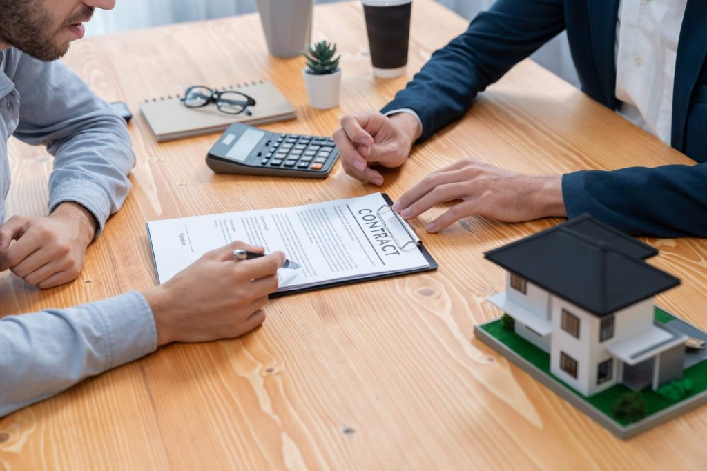 Nevada home buyer reviewing a loan contingency in a real estate purchase agreement