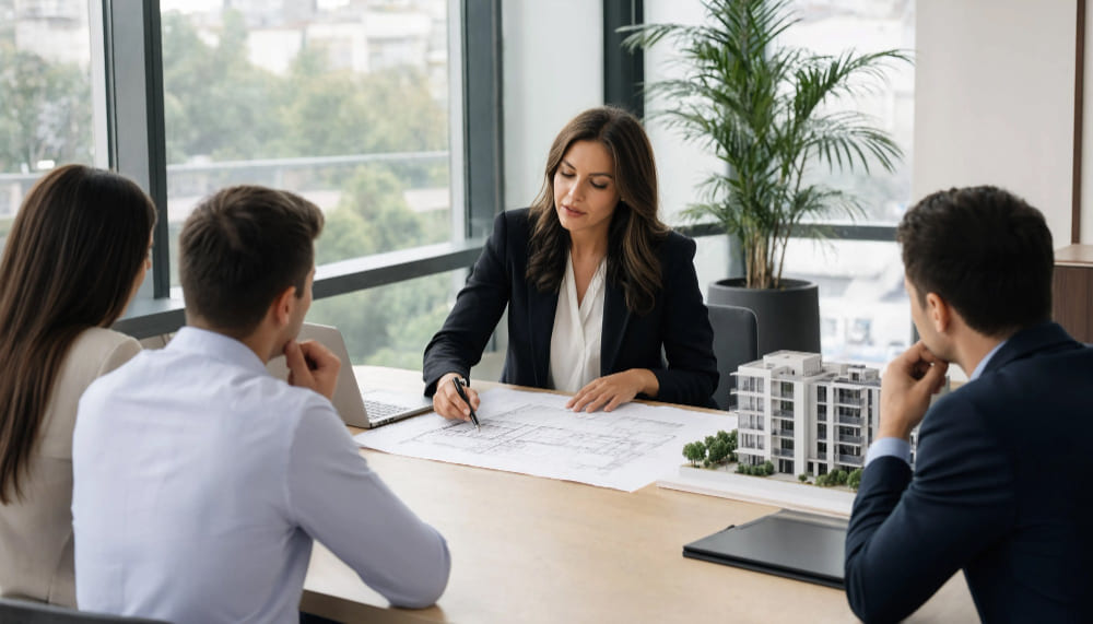 Property owner consulting a real estate lawyer about a Nevada boundary or title dispute
