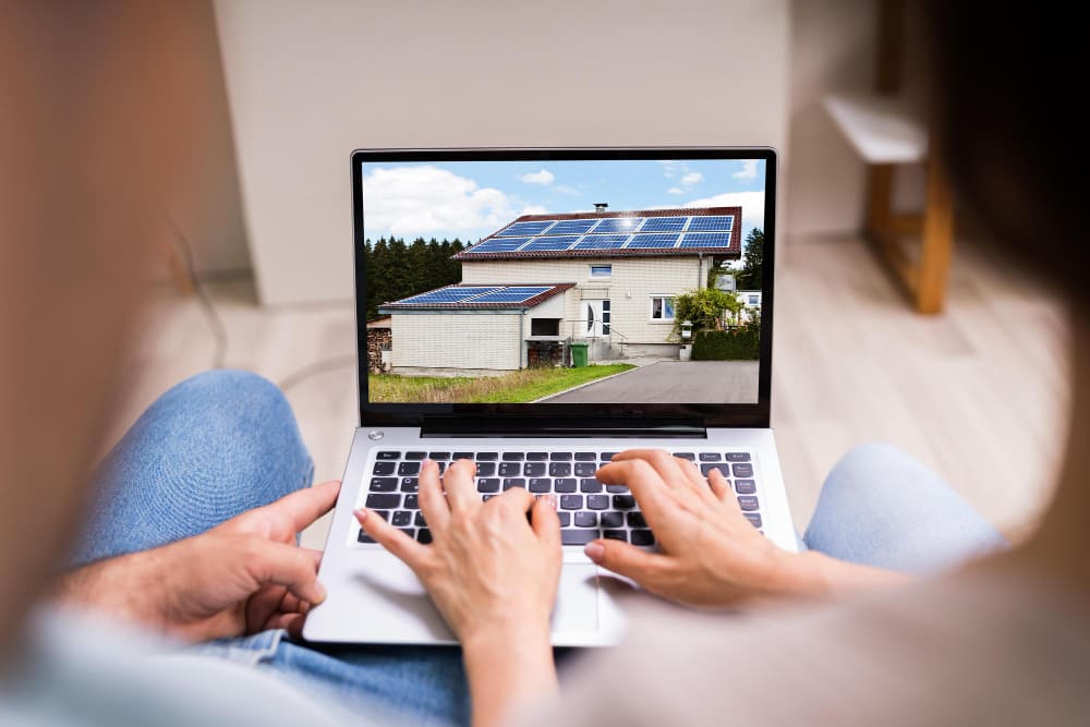 Nevada homeowner reading the cover page of a solar purchase agreement,
solar panel attorney near me