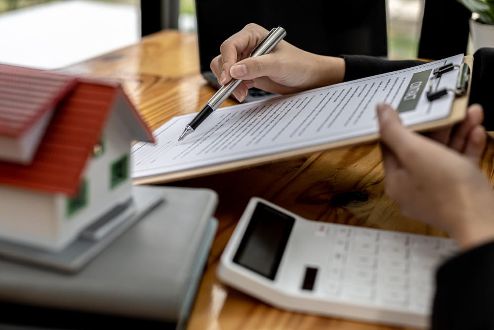 Nevada homebuyer reviewing a preliminary title report that lists a recorded lien
real estate lawyer