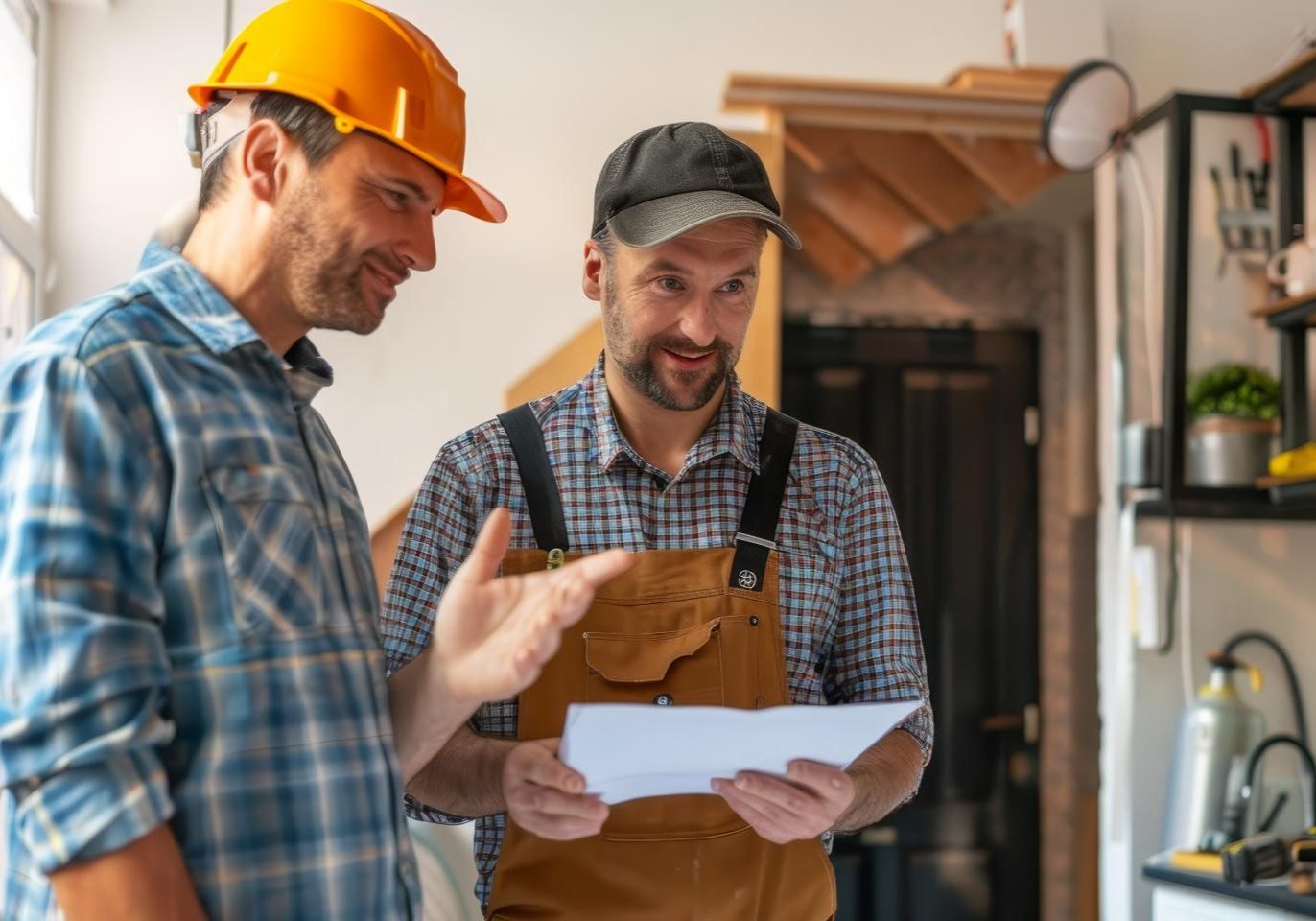 Homeowner reviewing a builder repair offer for a construction defect in Nevada