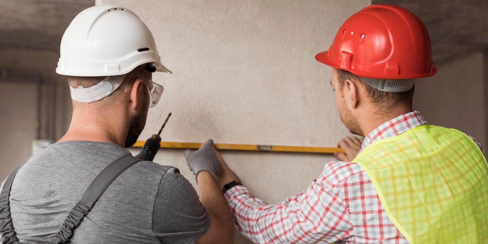 Construction expert inspecting a potential defect in a Nevada home