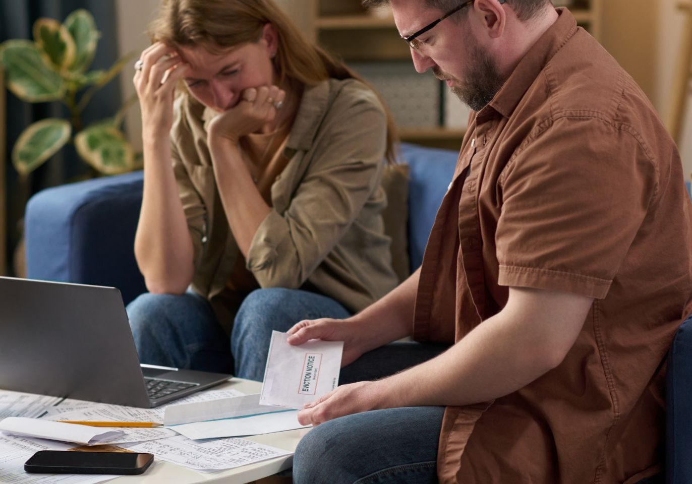 Nevada homeowner reviewing a potential foreclosure rescue scam
