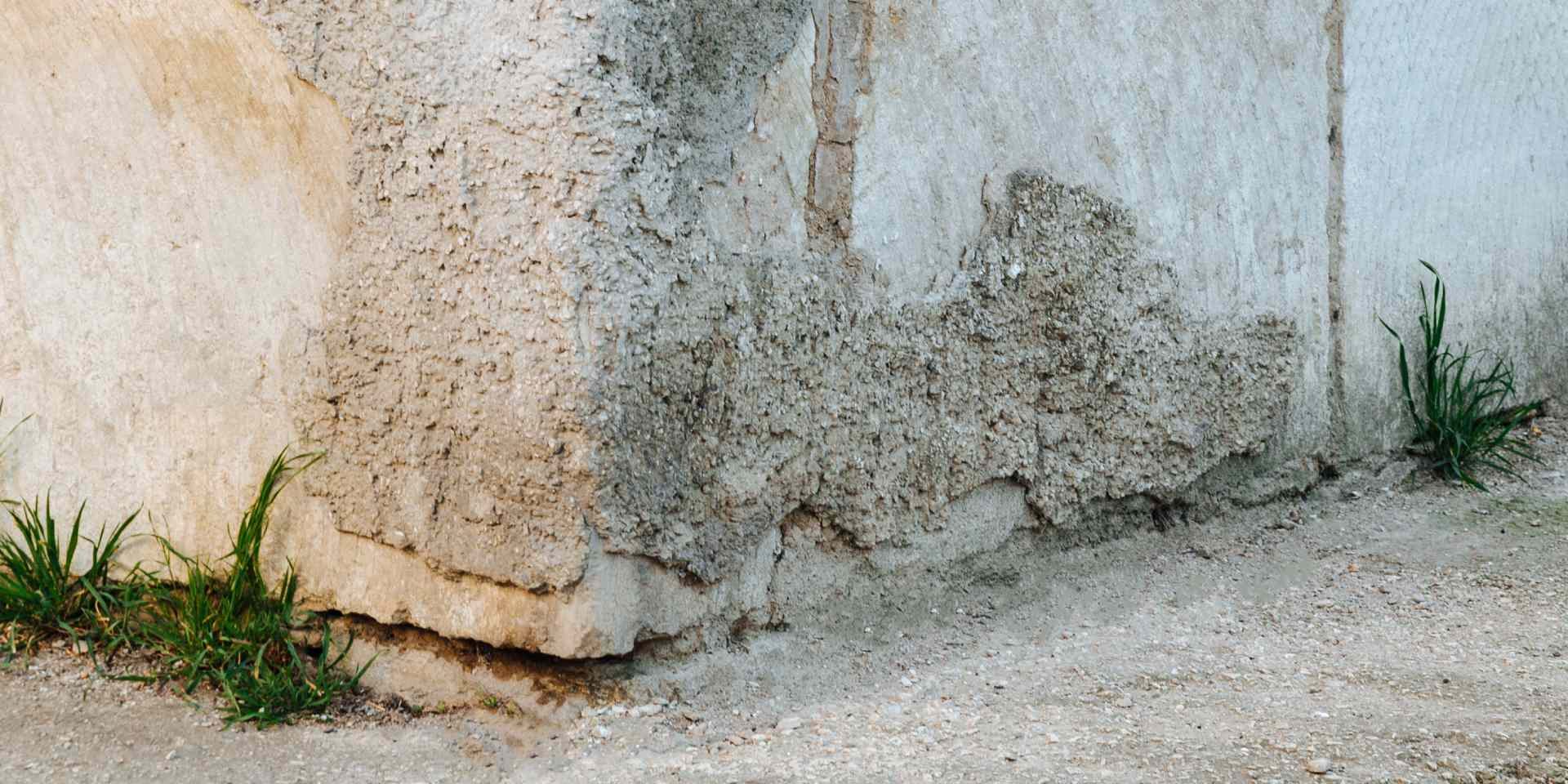 Foundation cracks and signs of structural movement in a Las Vegas home