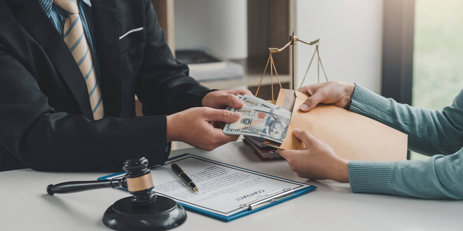 1031 exchange attorney reviewing real estate investment transaction documents