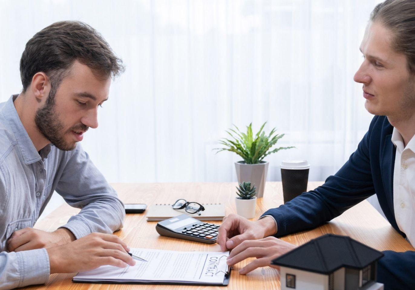 Las Vegas property owner reviewing zoning regulations with a real estate attorney
