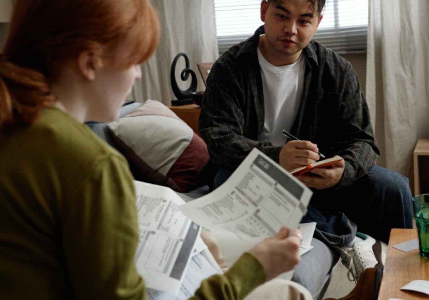 Nevada homeowner reviewing foreclosure mediation documents