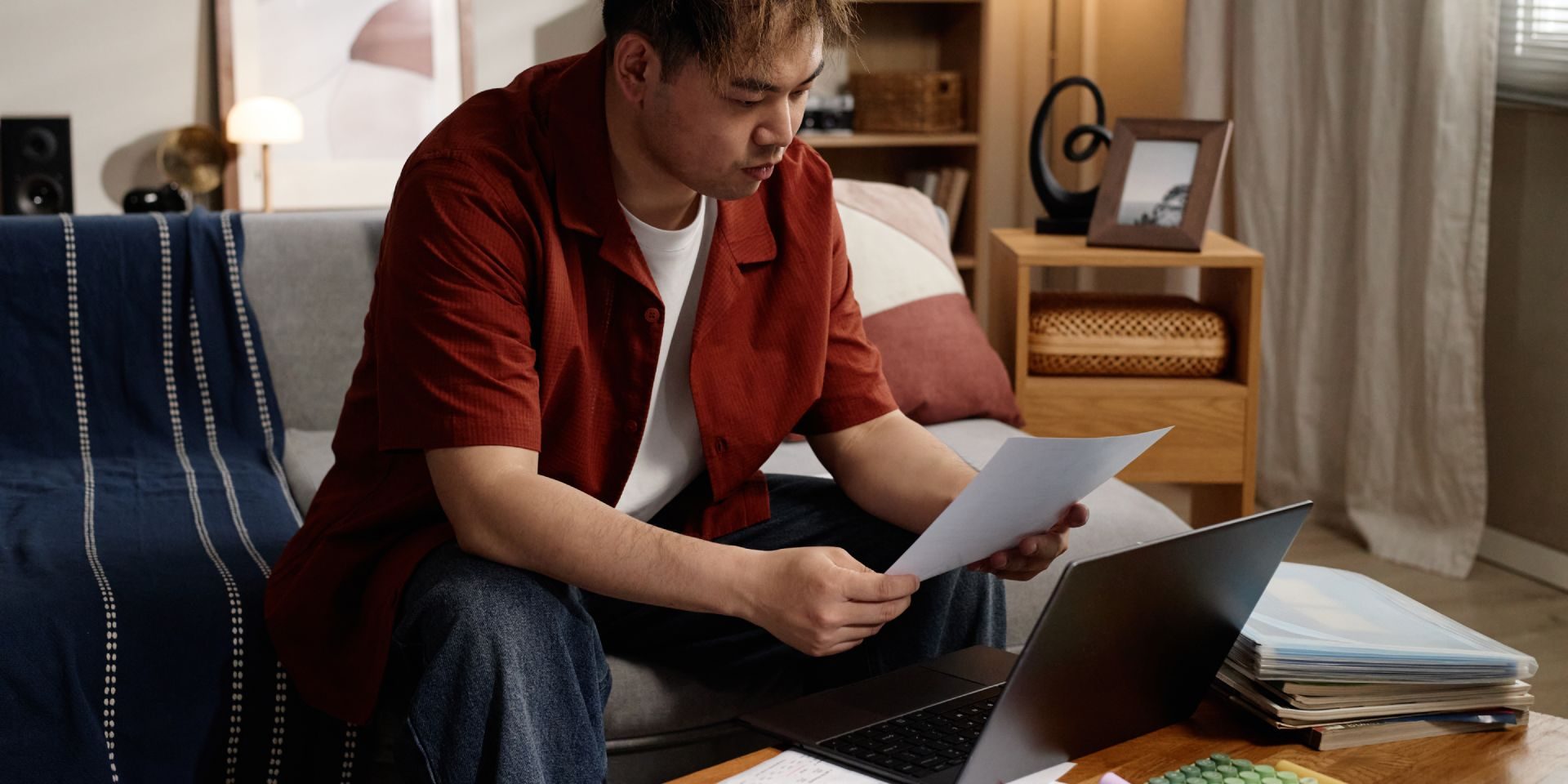 nevada-loan-modification-foreclosure-option Nevada homeowner reviewing loan modification documents to avoid foreclosure