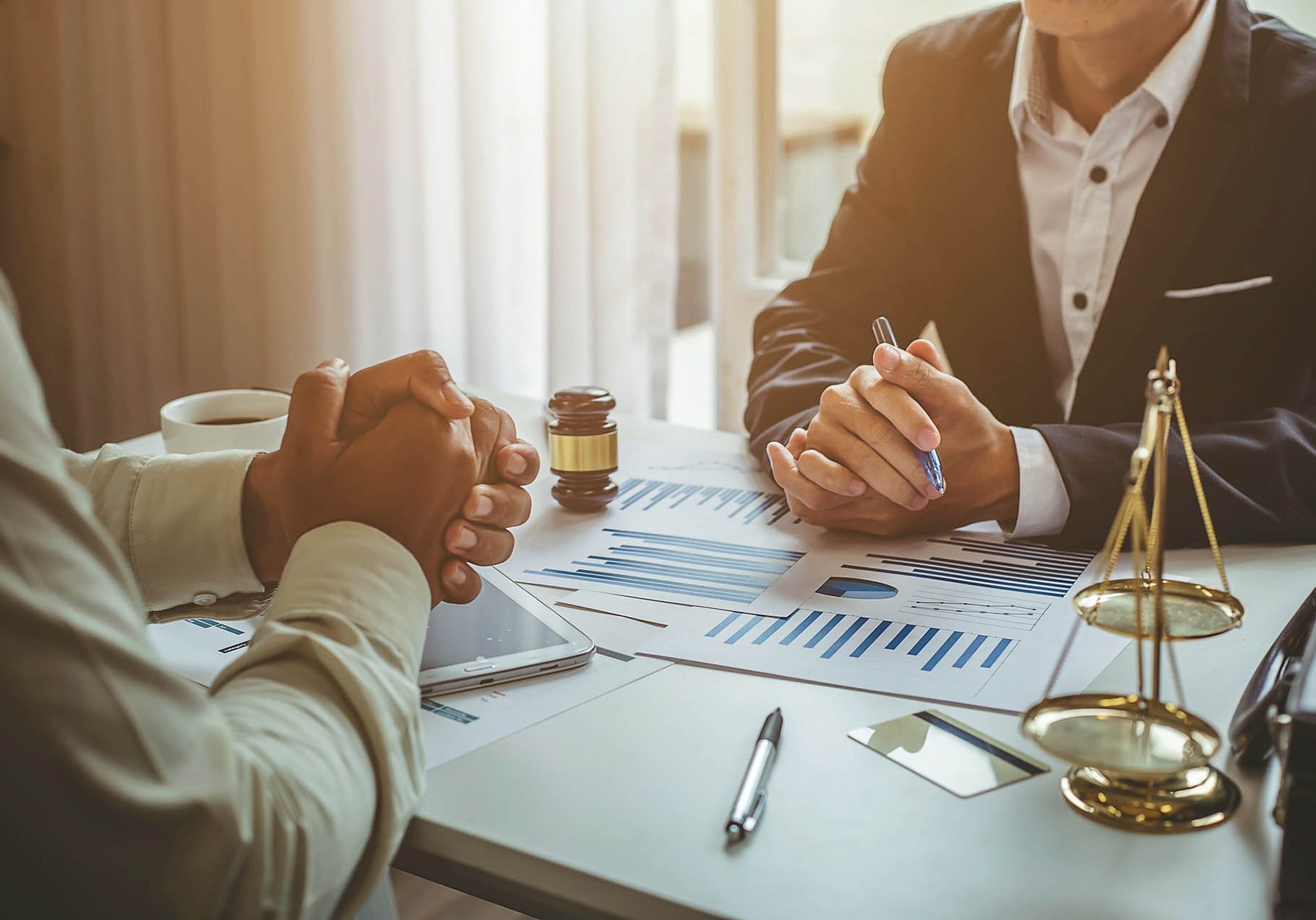 real estate lawyer Las Vegas assisting client with property transaction